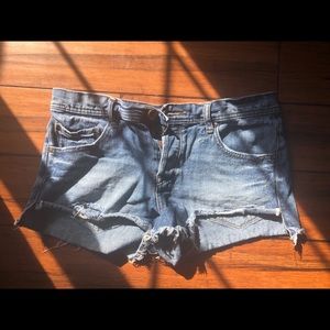 FREE PEOPLE DENIM SHORTS